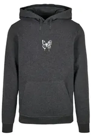 Merchcode Kapuzensweatshirt Herren Flowers Bloom Basic Hoody (1-tlg) grau L