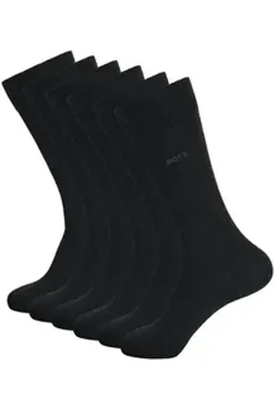 HUGO BOSS Businesssocken RS Uni Colors CC (3-Paar) mit dezentem Markenschriftzug grau 43-46