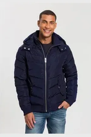 Bruno Banani Blouson aus schnelltrocknendem Material, trendiger Stil blau M (50)