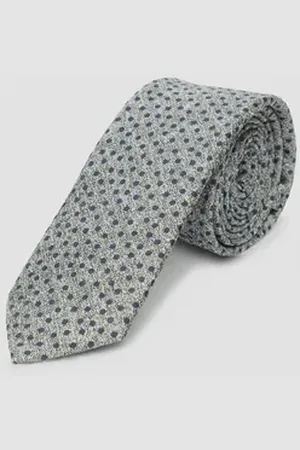 QS by s.Oliver BLACK LABEL Krawatte Elegante Business-Krawatte aus Seidenmix mit Jacquard-Muster