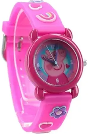 Vadobag Peppa Pig Quarzuhr Uhr „Kids Time!“ Perfekte Kinderuhr für Schule & Freizeit