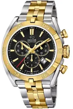 Jaguar Chronograph Executive J855/C, Armbanduhr, Quarzuhr, Herrenuhr, Saphirglas, Stoppfunktion, Swiss Made silberfarben