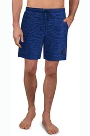 Ceceba Badehose Herren Badehose blau bedruckt (1-St) blau 9