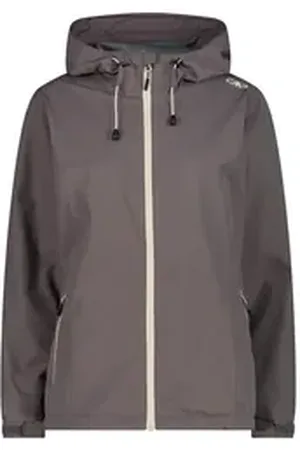 CMP Regenjacke Damen Regenjacke Woman Rain Jacket Fix Hood 39X6636 braun 42