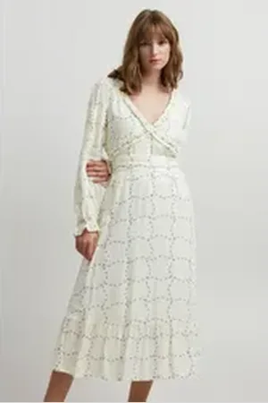Atelier Rêve Midikleid IROLIVE DR - 20116206 beige 34