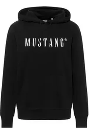 Mustang Hoodie Bronson mit Logo vorn schwarz XL