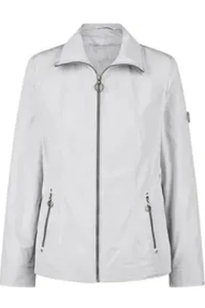 Barbara Lebek Sommerjacke Übergangsjacke oder Frühlingsjacke für Damen grau 52