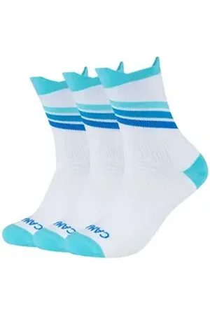 Camano Socken Sportsocke 3er Pack 3er Pack Sportsocken mit optimalem Fußklima dank Mesheinsätzen weiß 43/46