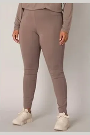 Base Level Treggings mit elastischem Bund braun 52