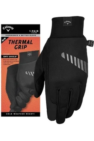 Callaway Golfhandschuh Thermal Grip Damen Handschuhe (1 Paar) Wasserabweisend I winddicht weiß L