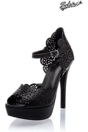 Belsira Riemchenschuhe - (37,38,39,40,41) High-Heel-Pumps schwarz 40 EU