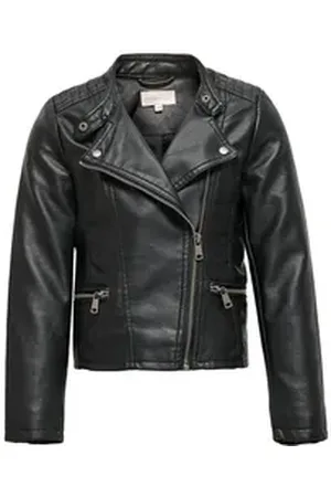 ONLY KIDS Outdoorjacke KONFREYA FAUX LEATHER BIKER OTW schwarz 116