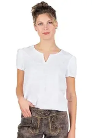 Hammerschmid Trachtenshirt Blusenshirt - JULIA - weiß weiß 34