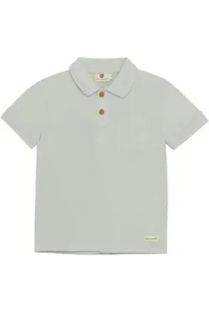 EN FANT Poloshirt ENPolo SS Stylisches Poloshirt grau 98