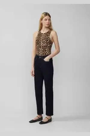 QS by s.Oliver 7/8-Hose Ankle-Jeans Tizie / Slim Fit / High Rise / Tapered Leg / Inch Sizes Waschung blau 26/32