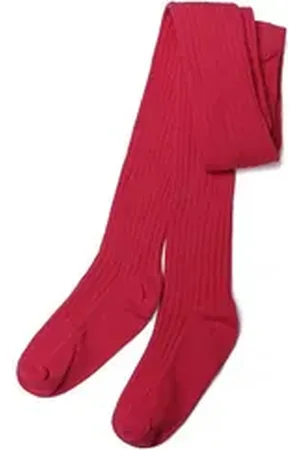Minoti Strickstrumpfleggings Rippstrick-Strumpfhose (3y-14y) rot 140-152cm