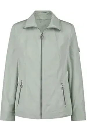 Barbara Lebek Sommerjacke Übergangsjacke oder Frühlingsjacke für Damen grün 52