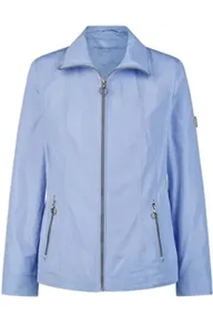 Barbara Lebek Sommerjacke Übergangsjacke oder Frühlingsjacke für Damen blau 48