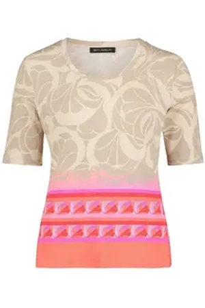 Betty Barclay Kurzarmhemd Shirt Kurz 1/2 Arm beige 40