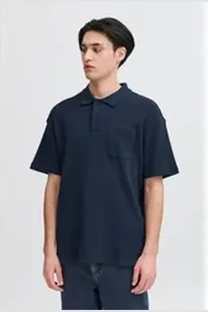 Casual Friday Poloshirt CFCAMERON Modisches Poloshirt blau L