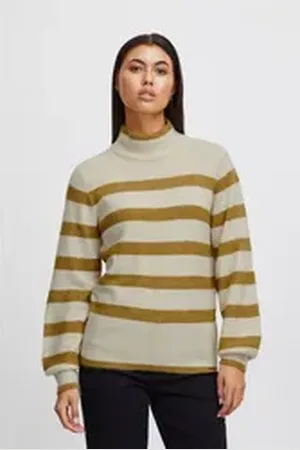Ichi Rollkragenpullover IHEDEN LS6 - 20119692 beige M