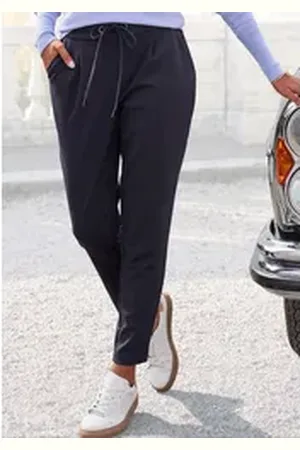 Lascana Schlupfhose mit Taschen, Jogginghose, elegant-sportlich, Jerseyhose blau 34