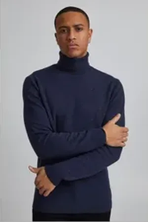 Casual Friday Rollkragenpullover CFKarl Klassischer Rollkragenpullover blau 3XL