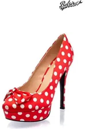 Belsira Retro Pumps - (37,38,39,40,41) High-Heel-Pumps bunt|rot 41 EU