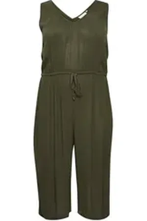 Kaffe Jumpsuit Overall KCisma Große Größen grün 54