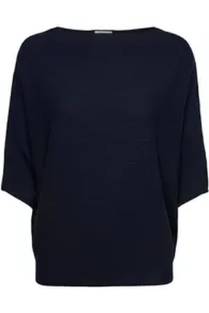JACQUELINE DE YONG Strickpullover Pullover Feinstrick Sweatshirt JDYNEW BEHAVE BATSLEEVE Sweater (1-tlg) JDYPULLI blau|grau XL