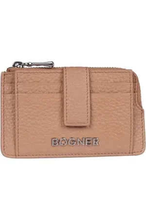 Bogner Kartenetui Elli Purse, aus echtem Leder mit RFID-Blocker Schutz beige