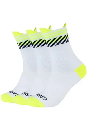 Camano Socken Sportsocke 3er Pack 3er Pack Sportsocken mit optimalem Fußklima dank Mesheinsätzen weiß 43/46