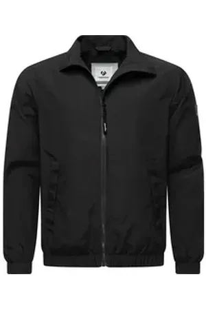 Ragwear Outdoorjacke Holdeon Stylische Herren Übergangsjacke aus Ripstop-Material schwarz M (50)