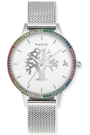 Engelsrufer Quarzuhr Damen Uhr ERWA-TREE02-MS-MSZM Edelstahl Milanaiseband Quar, (1-tlg)