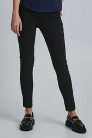 B YOUNG Slim-fit-Jeans BYElva Slim Fit Hose schwarz 38