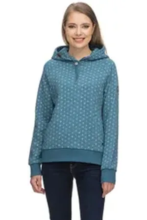 Ragwear Kapuzensweatshirt Damen Anwen blau XXL