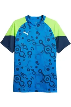 PUMA T-Shirt individualCUP Trikot Kurzarm-Trikots Herren Polyester blau XL