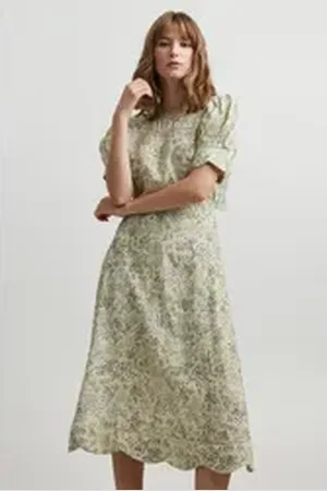 Atelier Rêve Midikleid IRBABETTE DR - 20116021 beige 44