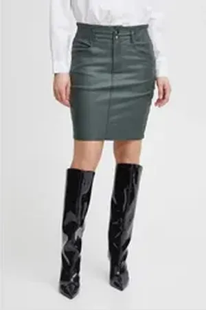 B YOUNG Minirock BYKIKO SKIRT 4 - 20811797 grün 40