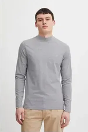 Casual Friday Langarmshirt Theo LS turtle neck 20503730 grau 3XL