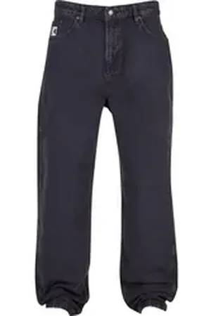Karl Kani Bequeme Jeans Herren KK Small Signature Baggy Five Pocket Denim (1-tlg) schwarz 34