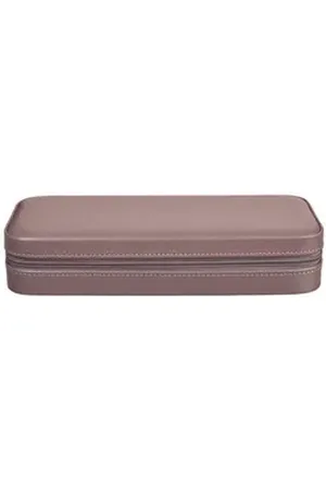 Windrose Schmuckkoffer Merino grau|rosa