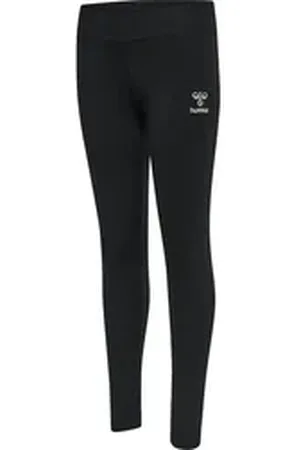 Hummel Leggings Kinder Leggings hmlMOVE Grid Cotton Tights 214927 schwarz 128