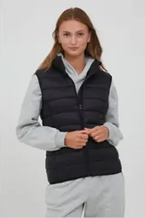 B YOUNG Steppweste BYBELENA WAISTCOAT - 20810657 Steppweste mit Stehkragen schwarz 42