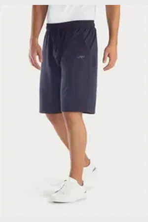 KangaROOS Sweatshorts kurze Jogginghose aus weicher Sweatware mit Kordel blau 52/54 (L)