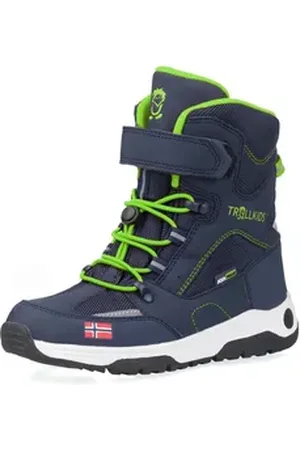 TROLLKIDS Lofoten XT Winterstiefel blau|grün 26 EU