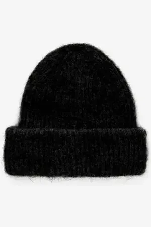 Pieces® Strickmütze PCBera (1-St) schwarz