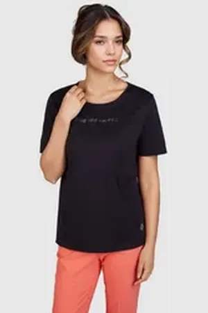 NAVIGAZIONE Print-Shirt (1-tlg) mit Strasssteinen blau 52