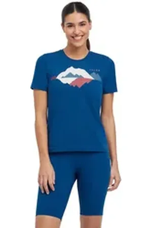 Falke Funktionsshirt (1-tlg) mit Bio-Baumwolle blau XL