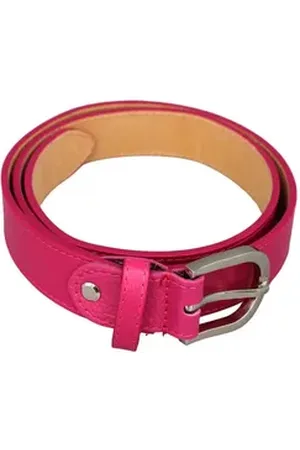 Adel Bags Ledergürtel Damen Gürtel, 3 cm Breit, verschiedene Farben,Hergestellt in Italien silberfarben 100 cm